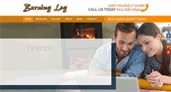 Desktop Screenshot of burninglog.ca