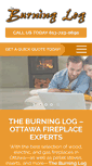 Mobile Screenshot of burninglog.ca